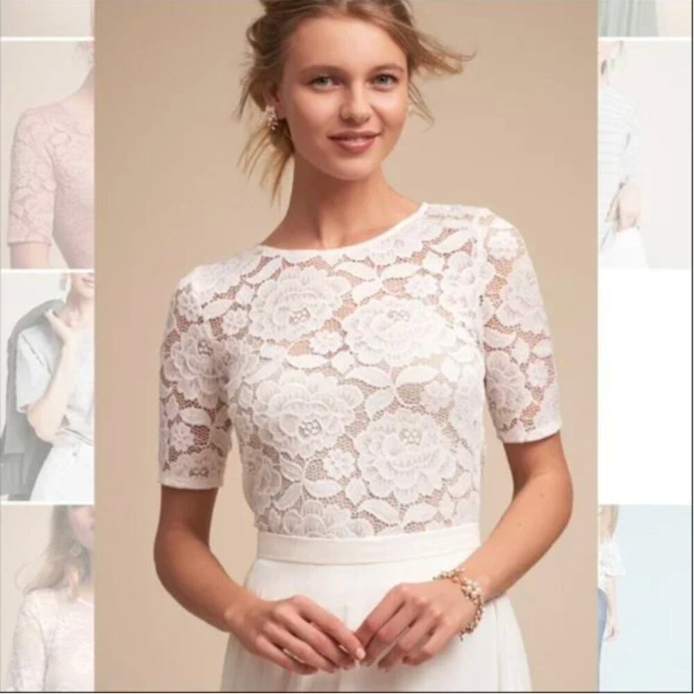 ANTHROPOLOGIE: BHLDN WEDDING COLLECTION WHITE